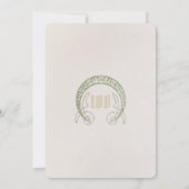 100. Geburtstag Einladung Jugendstil von Mucha (Rückseite)