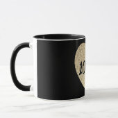 100. Geburtstag Goldsequin-Tasse Tasse (Links)