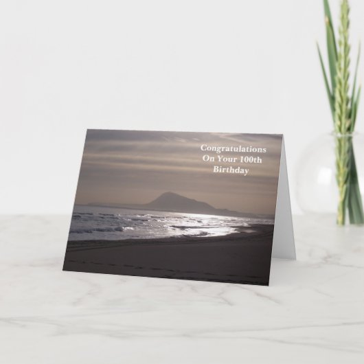 100. Geburtstag Karte (Vorderseite)