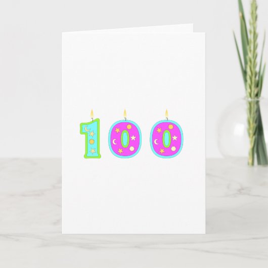 100. Geburtstag Karte (Vorderseite)