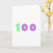 100. Geburtstag Karte (Gelbe Blume)