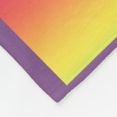 100. Geburtstag - kundenspezifische Fleecedecke (Ecke)