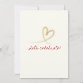 100. Geburtstag Meilenstein Elegant Einladung (Rückseite)