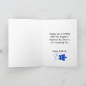 100. Geburtstag mit Discoball und Regenbogen des Karte (Innenseite)