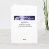 100. Geburtstag Peach Rose Happy Birthday Card Karte (Rückseite)