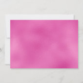 100. Geburtstag Pink Cake Save the Date Einladung (Rückseite)