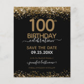 100. Geburtstag Save the Date Einladung (Vorderseite)