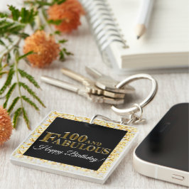 100. Geburtstag Schlüsselanhänger