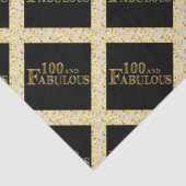 100. Geburtstag Seidenpapier (Detail)