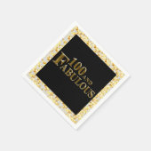 100. Geburtstag Serviette (Ecke)