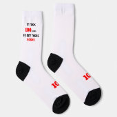 100. Geburtstag Socken Männer Lustig (Rechts)
