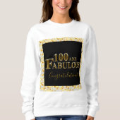 100. Geburtstag Sweatshirt (Vorderseite)