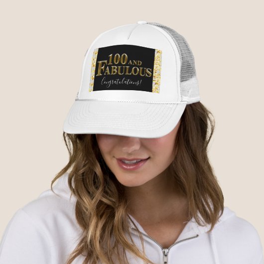 100. Geburtstag Truckerkappe (Beispiel)