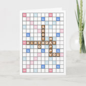 100. Geburtstag, Word Game Board Karte (Vorderseite)