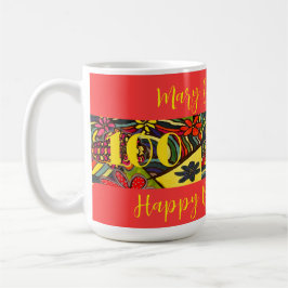 100 Geburtstage frohe Blume Kaffeetasse