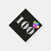 100. Geburtstagsballons Serviette (Ecke)