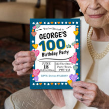 100. Geburtstagsfeier 100 Jahre alte Feier