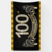 100. Geburtstagsfeier Banner (Vertikal)