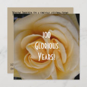 100. Geburtstagsfeier Einladung (Vorne/Hinten)