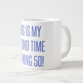100. Geburtstagsgeschenk Jumbo-Tasse (Vorderseite Rechts)