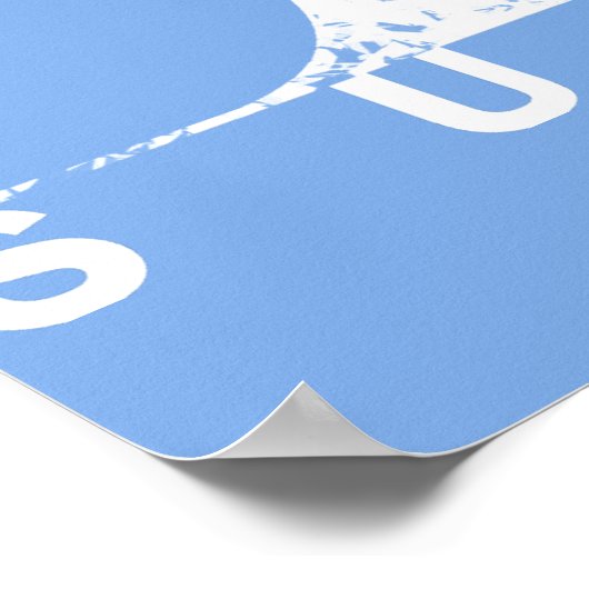 100. Geburtstagsgeschenkposter Poster (Ecke)