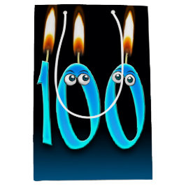 100. Geburtstagskandale Mittlere Geschenktasche Geschenktüte