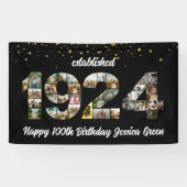 100. Geburtstagskollage 1924 gegründet Banner (Horizontal)