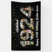 100. Geburtstagskollage 1924 gegründet Banner (Vertikal)