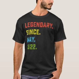100. Geburtstagslegendär seit Mai 1922 100 Jahre T-Shirt