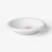 100. Geburtstagspartei Custom Bow Wildblume Pappteller (Gewinkelt)