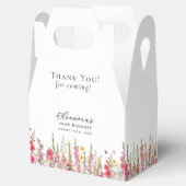 100. Geburtstagsparty August Geburtstagsmonat Blum Geschenkschachtel (Geöffnet)