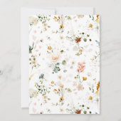 100. Geburtstagsparty Elegant Bloral Blush Pink Einladung (Rückseite)