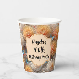 100. Geburtstagsparty Pappbecher