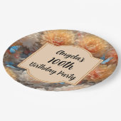 100. Geburtstagsparty Pappteller (Schrägansicht)