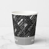 100. Geburtstagsparty Personalisierte Geschenke Pappbecher (Rechts)