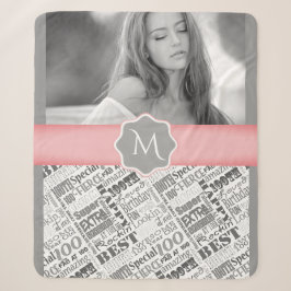 100. Geburtstagsparty Special Personalisiert Monog Sherpadecke