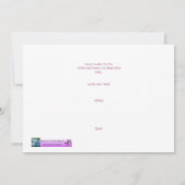 100. Geburtstagsparty - Tulips Einladung (Rückseite)