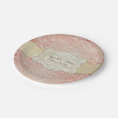 100. Geburtstagsparty Vintag Französisch Regency L Pappteller (Schrägansicht)