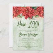 100. Geburtstagsparty Weihnachtsfeier Blume Blumen Einladung (Vorderseite)