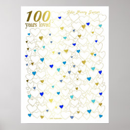 100. Geburtstagspopster - 100 Jahre Loved Poster