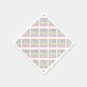 100. Geburtstagssteine Serviette (Ecke)