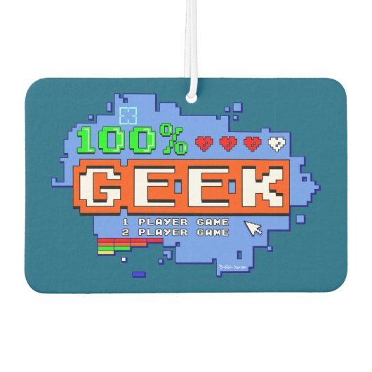 100% Geek Autolufterfrischer (Vorderseite)