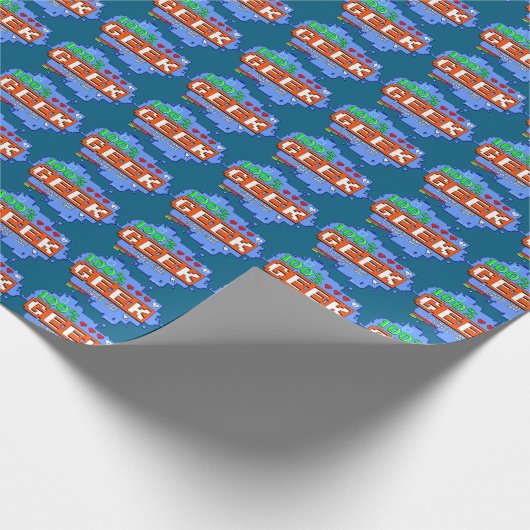 100% Geek Geschenkpapier (Ecke)