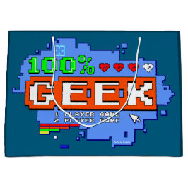 100% Geek Große Geschenktüte