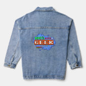 100% Geek Jeansjacke (Rückseite)