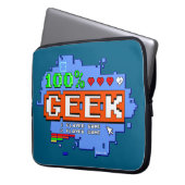 100% Geek Laptopschutzhülle (Vorderseite Links)