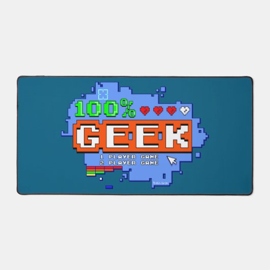 100% Geek Schreibtischunterlage (Vorderseite)