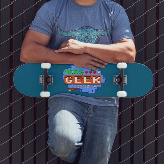 100% Geek Skateboard (Außenbereich 3)