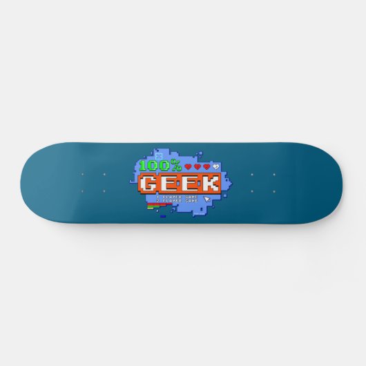 100% Geek Skateboard (Horizontal)