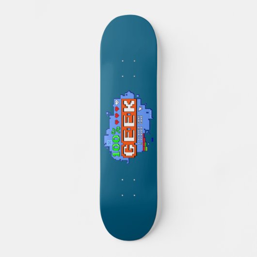 100% Geek Skateboard (Vorderseite)